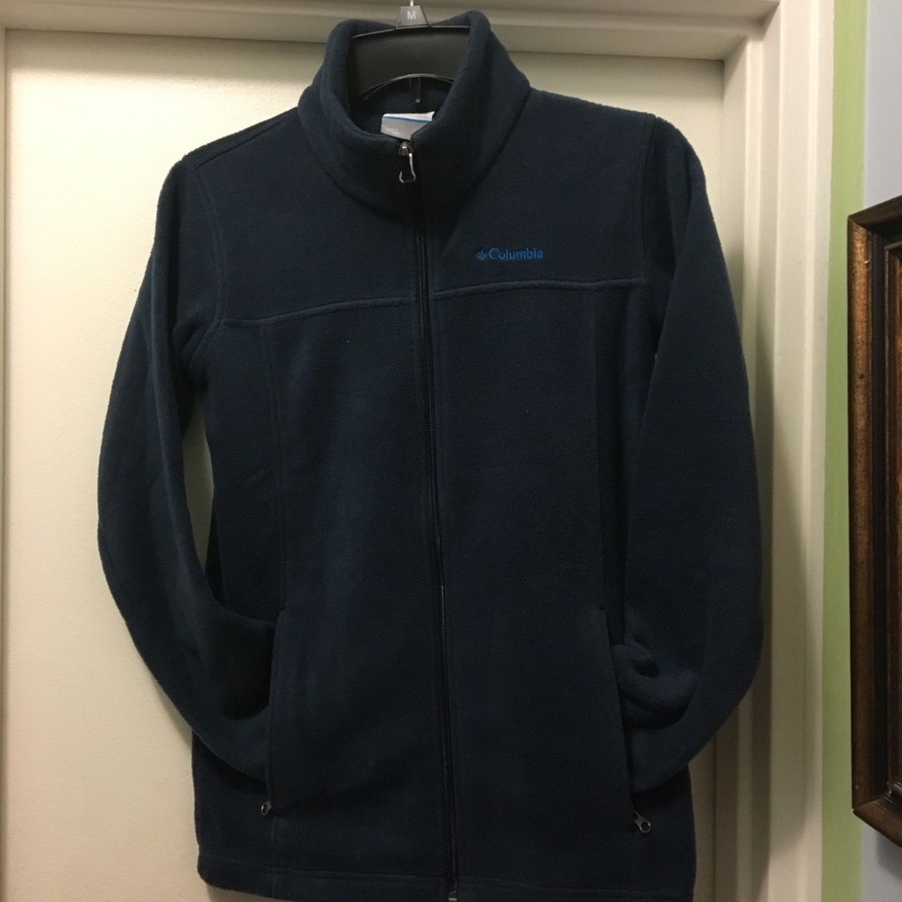 Youth Columbia Navy Blue ZipUp